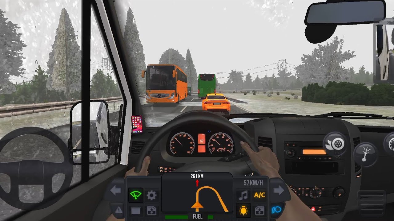 Truck simulator : ultimate || Van driving 🛣️ luxurious experience || Drive with Crazy 
