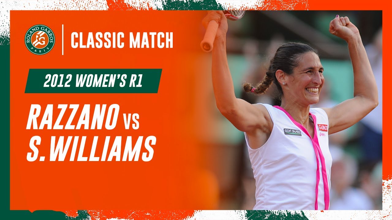 Razzano vs Williams 2012 Women's round 1 | Roland-Garros Classic Match