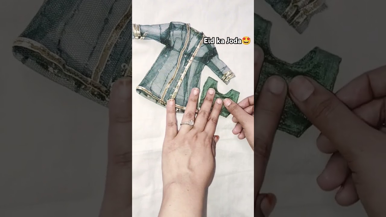 Barbie Doll Dress making Easy 🤩❤Doll dress #diy #dolldress #dollclothes #youtube #barbie #dress