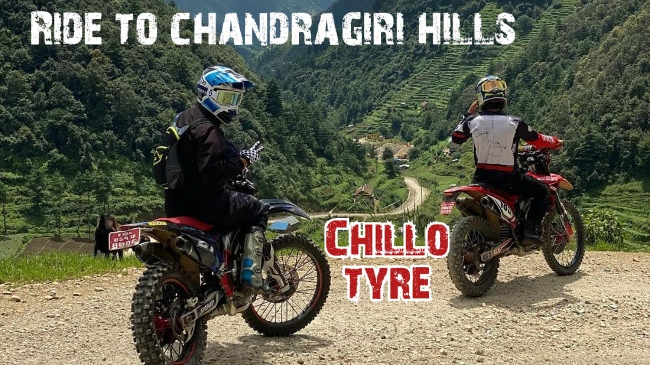 Ride to chandragiri hill || Khatra ramailo vho || 4 outa dirt bike 🥵