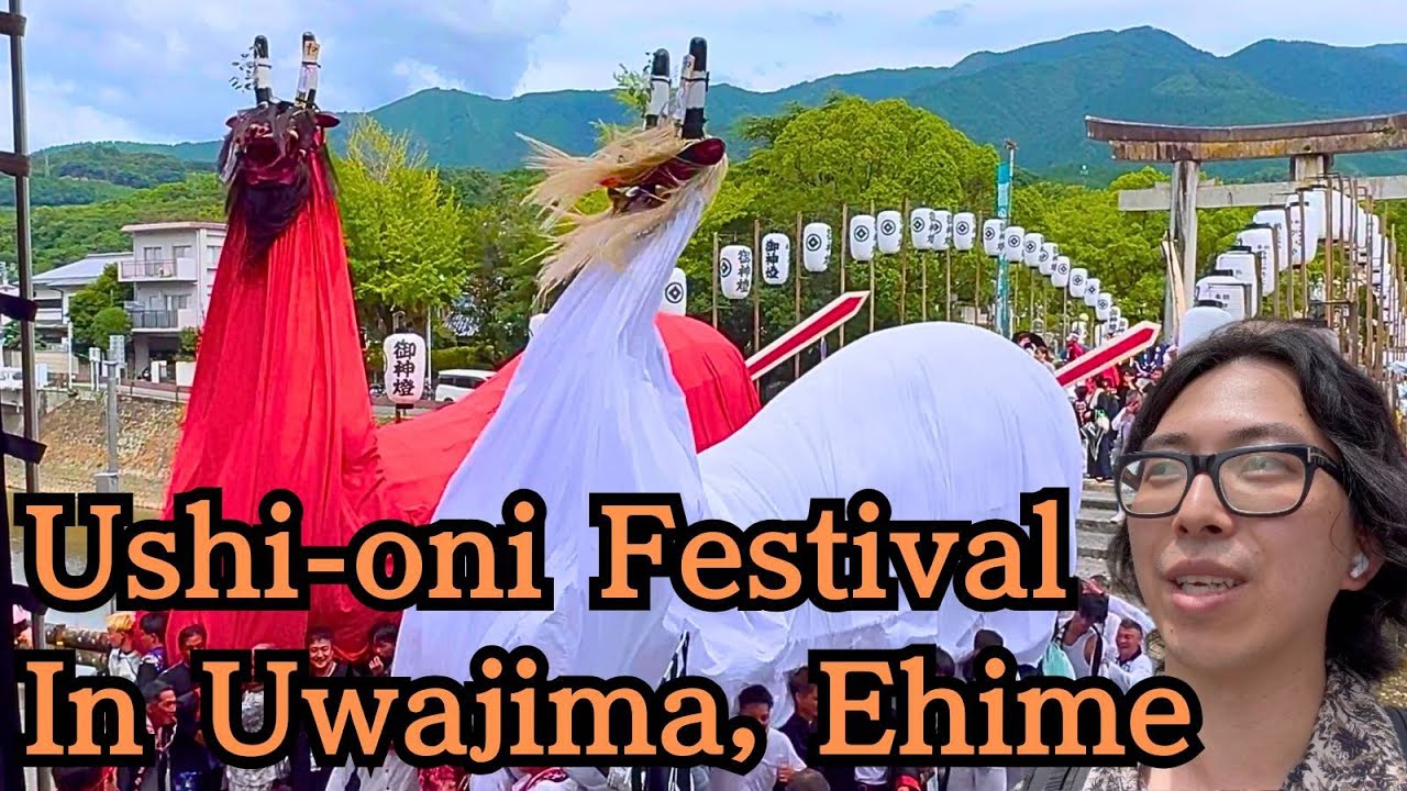 Exploring Ushi-oni Festival In Uwajima City, In Ehime, Japan.