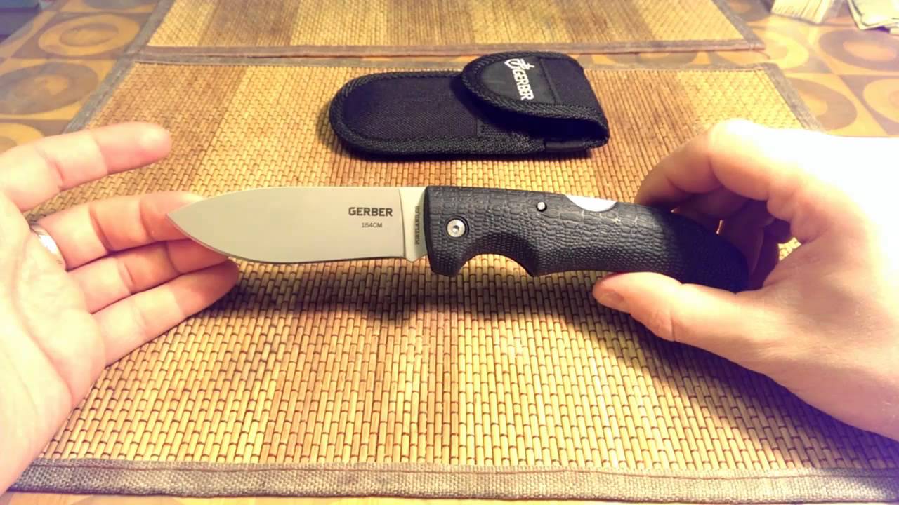нож Gerber Gator 154CM Drop point Обзор