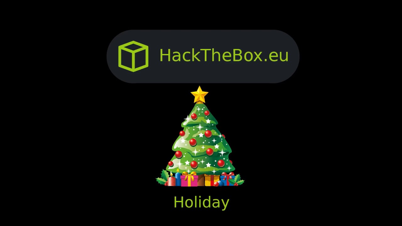 HackTheBox - Holiday