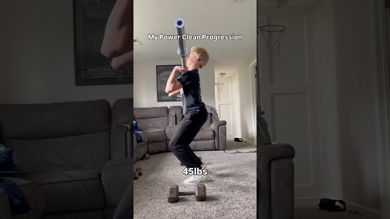 2.5 Year Power Clean Progression