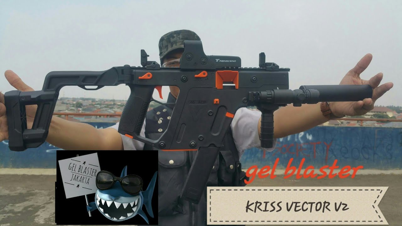 KRISS VECTOR V2 Elektrik Water Gel Blaster indonesia #gel_blaster_jakarta #watergelblaster #wgg