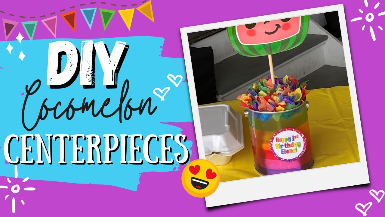 DIY Cocomelon Centerpieces | Cocomelon Birthday Party Part 10