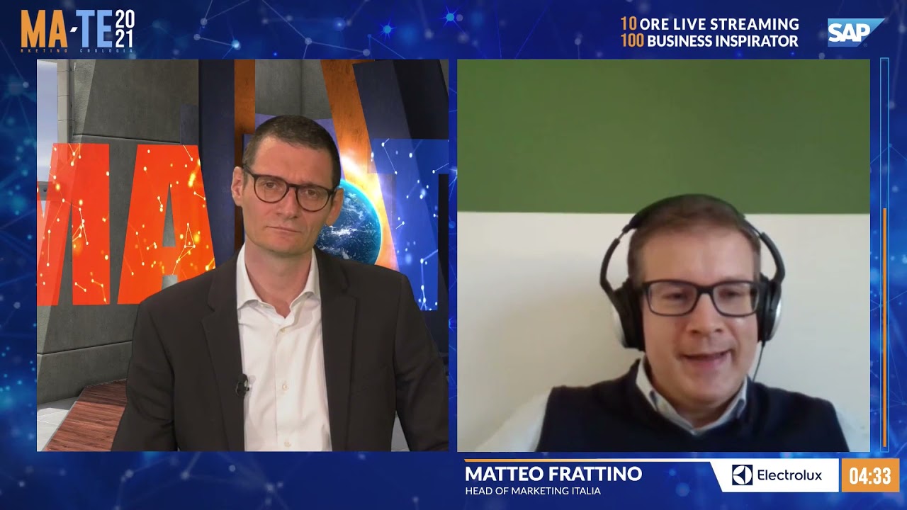 Come scegliere il proprio campo nel lavoro? Matteo Frattino  Electrolux  MA-TE Marathon 2021
