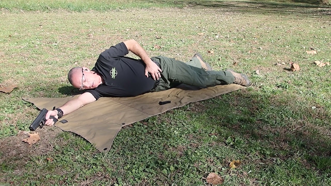Pistol Shooting From The Prone Position