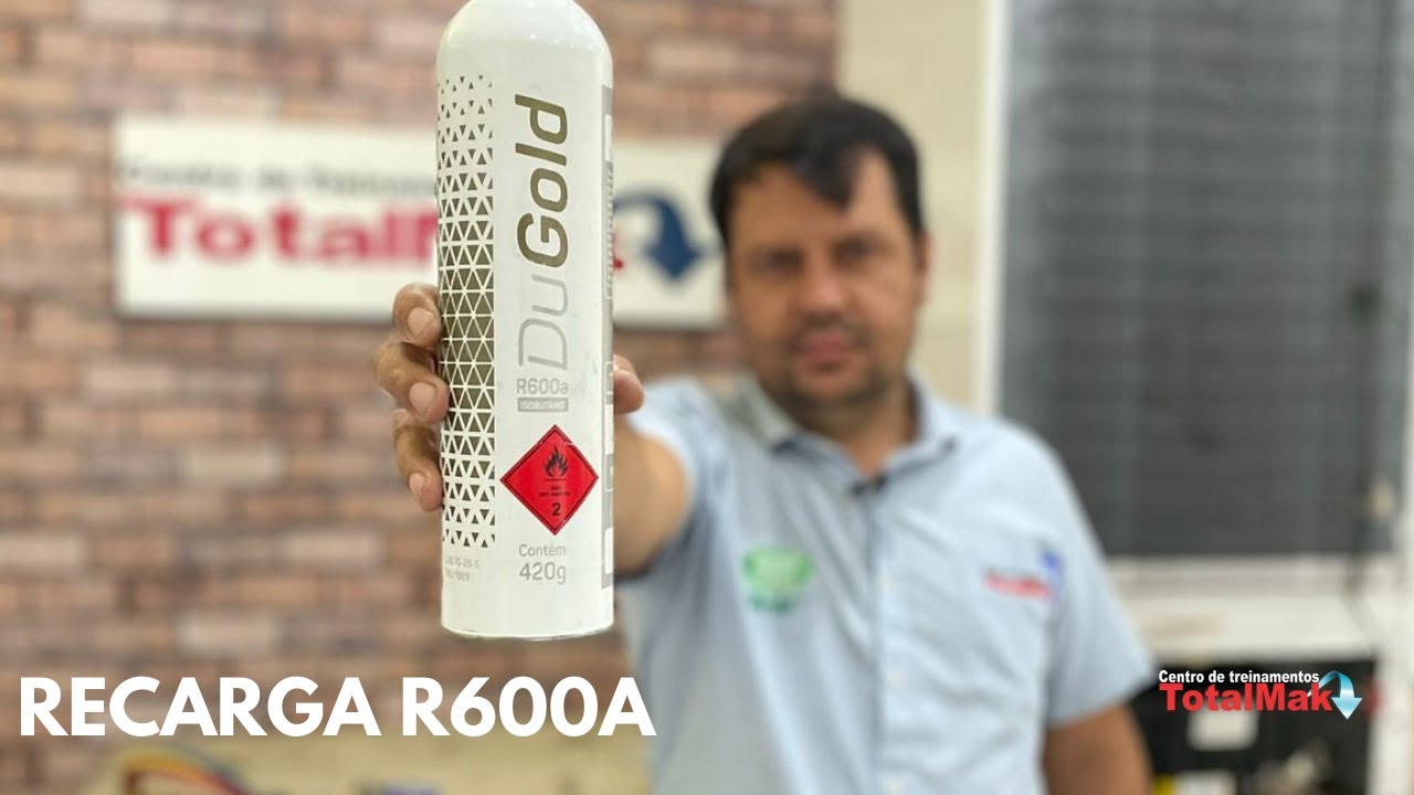 COMO FAZER UMA RECARGA DE GÁS R600a