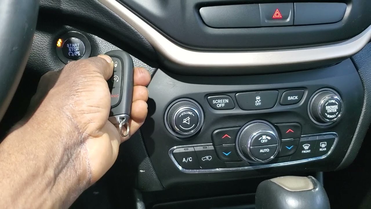 Программирование брелока Jeep Cheroke 2015 года