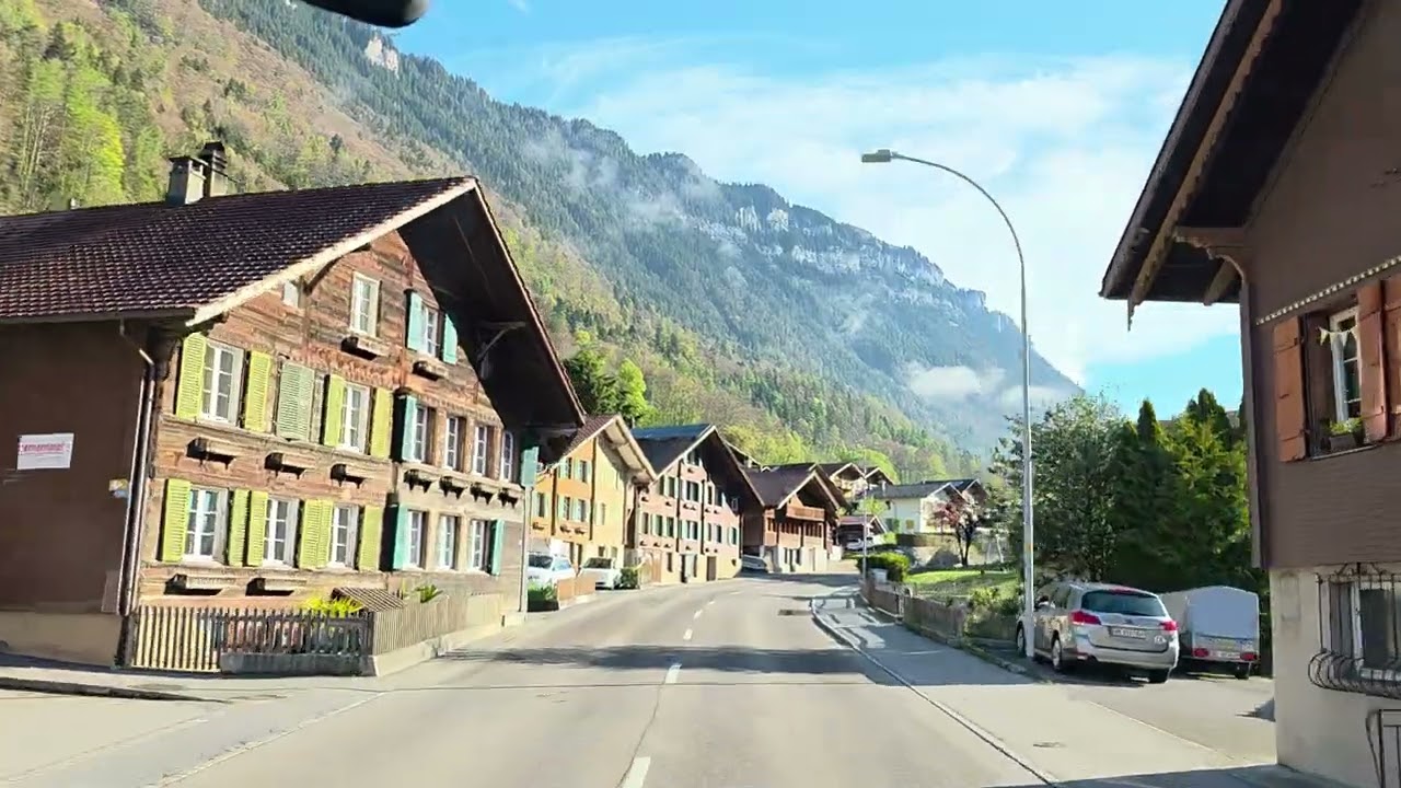 Switzerland🇨🇭 by bus - Brienzer See 2025 - mit Reisebus Setra S 516 HD
