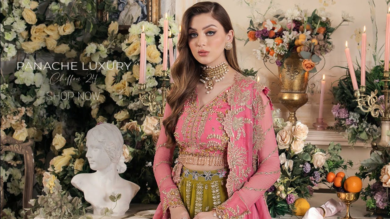 Saad Shaikh Panache Luxury Chiffon'24 | Saad Shaikh New Luxury Festive Unstitched Collection'24