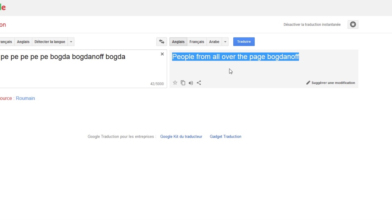 Talking to the AI God through Google Traduction (MAJOR BOGPILL)