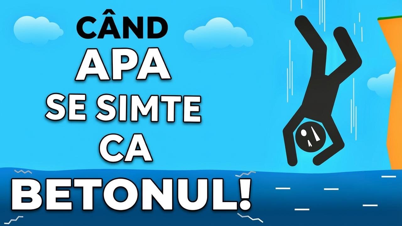 De la ce înălțime căderea în apă devine la fel de dură ca betonul? Mit spulberat