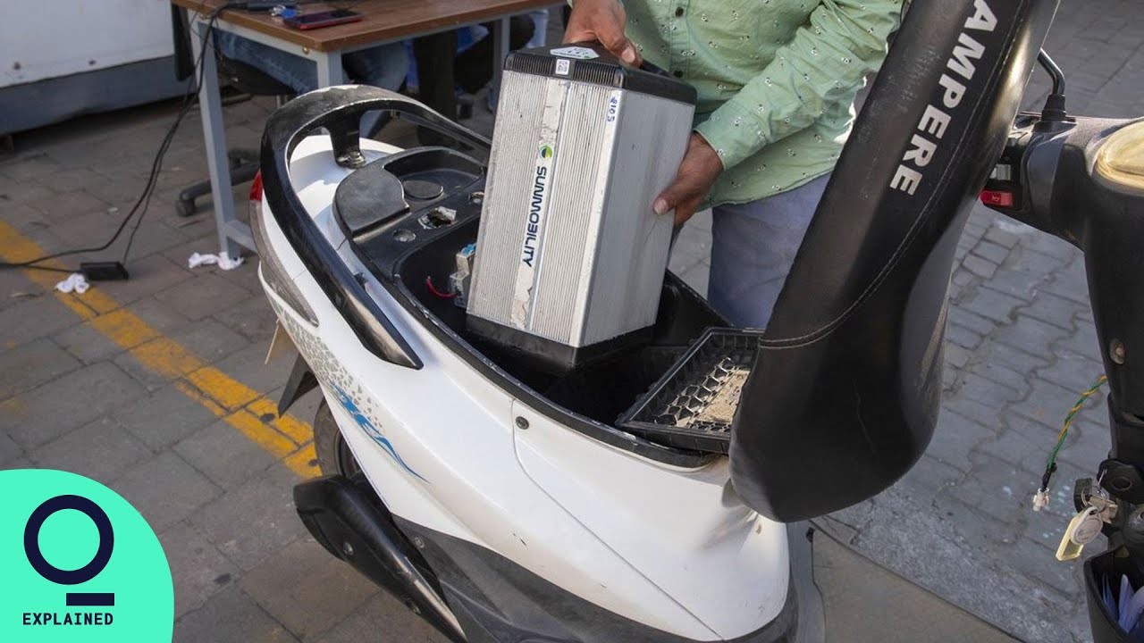 Inside India's Battery-Swapping Station