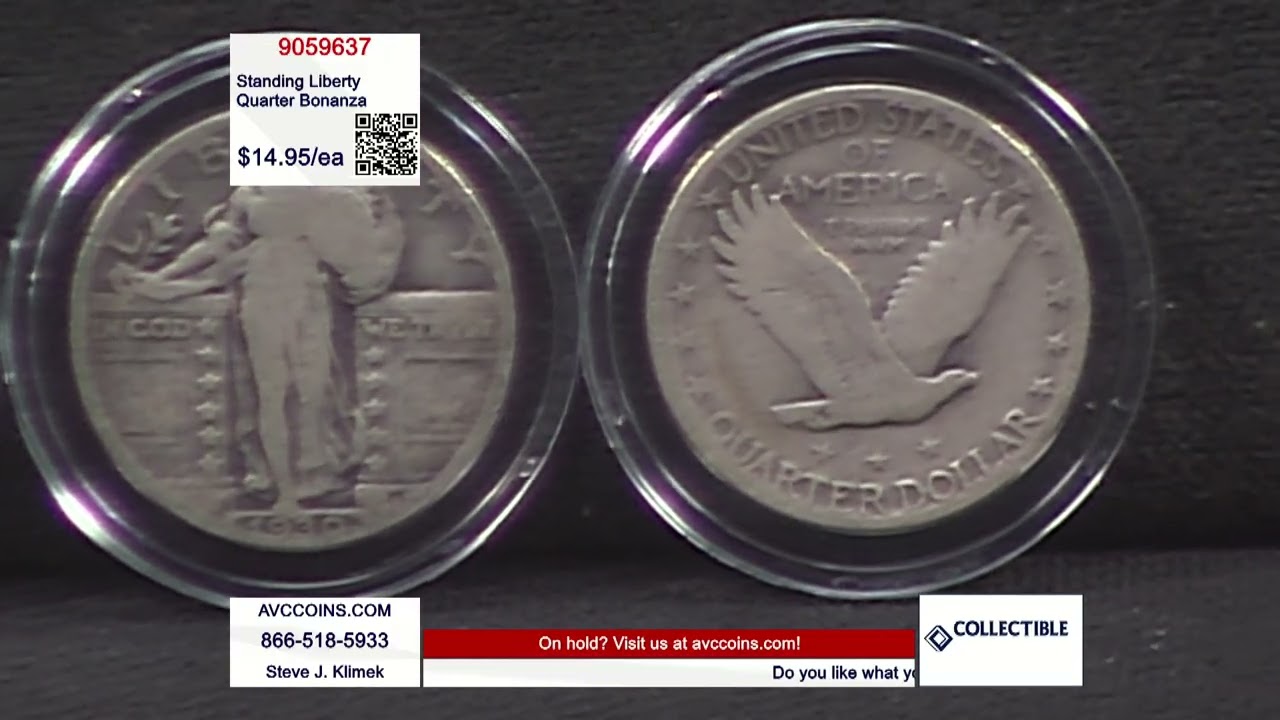Коллекция монет "Standing Liberty Quarter Bonanza"