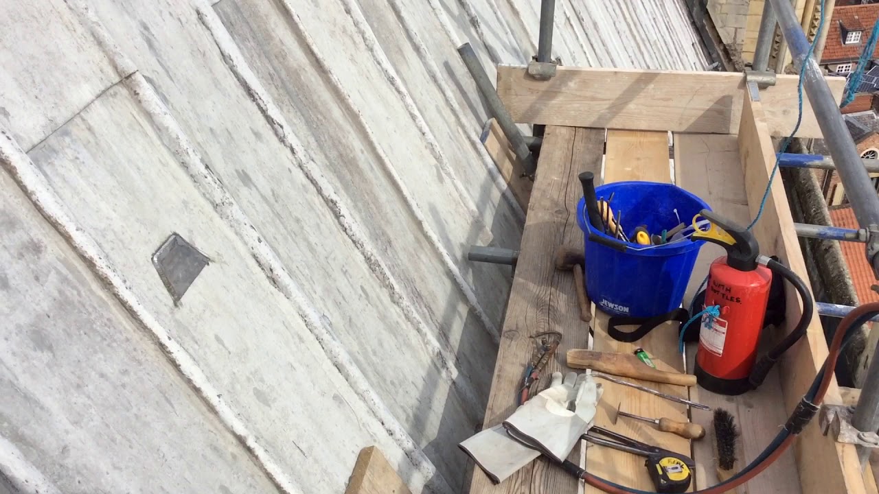 Lead Roof Repairs Beverley Minster.
