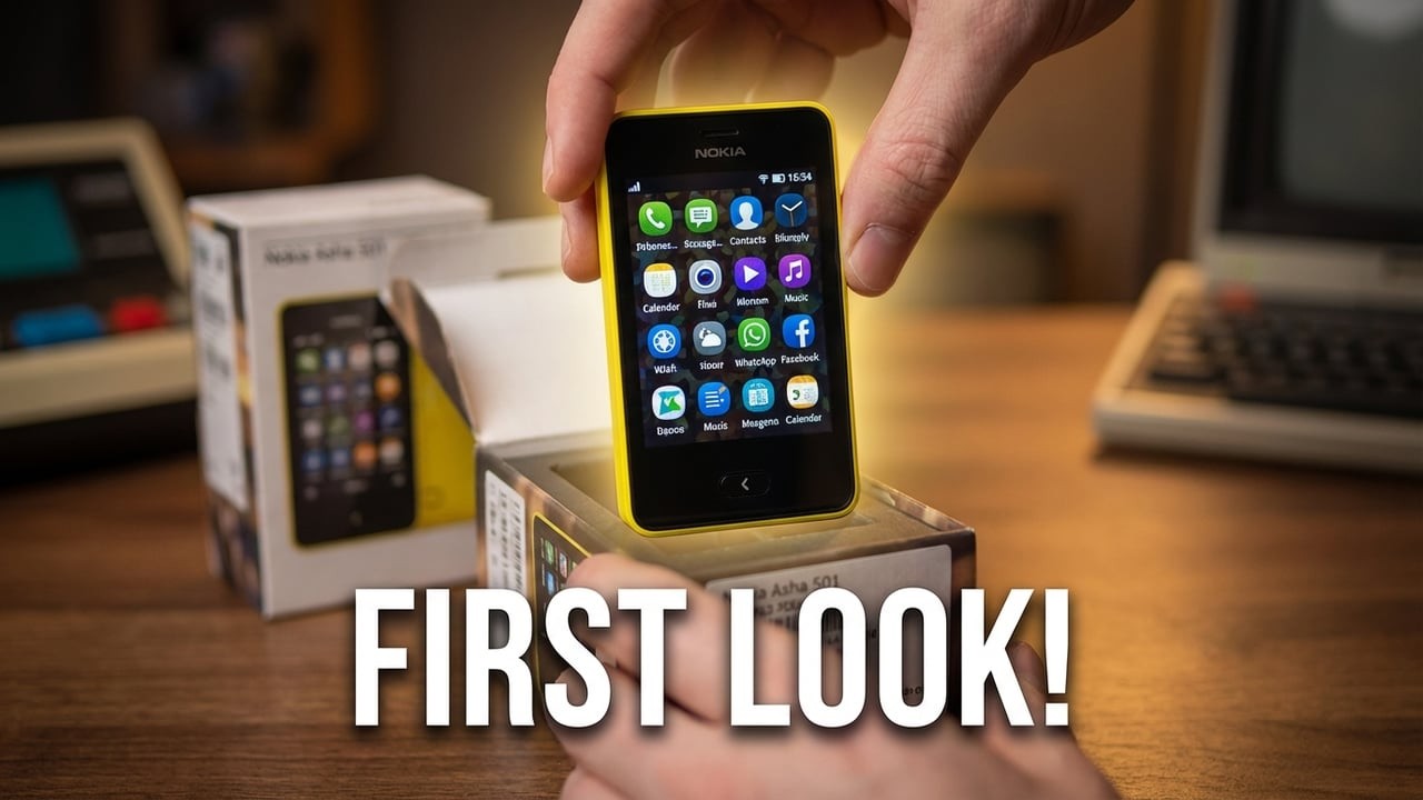 Nokia Asha 501. Сенсорная звонилка из 2013 (Первый взгляд)