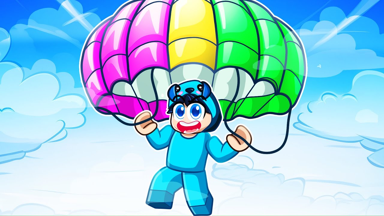 Полёт со скоростью 100 000 миль в час в Roblox Skydiving Simulator! Вместе с безумной фанаткой!