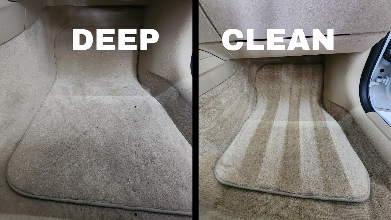 How To Deep Clean The Interior Of Your Car (Carpet & Floor Mat)