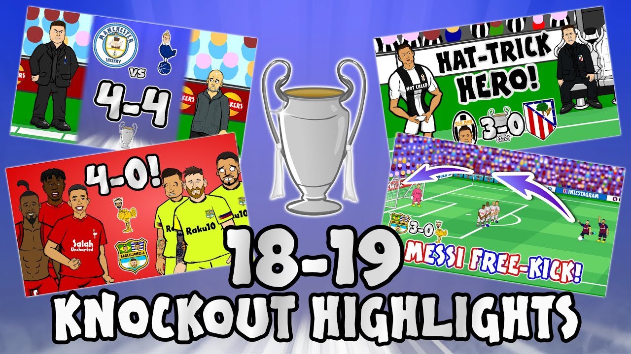 🏆UCL KNOCKOUT STAGE HIGHLIGHTS🏆 2018/2019 UEFA Champions League Best Games and Top Goals!