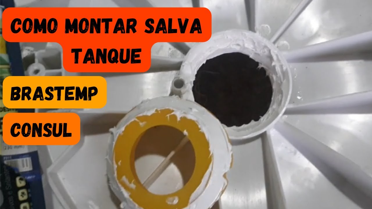 Como Montar o Salva Tanque M&aacute;quina Brastemp e Consul &ndash; r&aacute;pido e simples