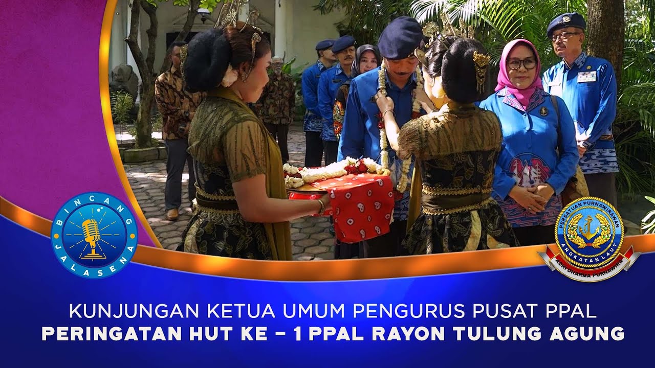 KUNJUNGAN KETUA UMUM PENGURUS PUSAT PPAL DALAM RANGKA PERINGATAN HUT KE - I PPAL RAYON TULUNG AGUNG
