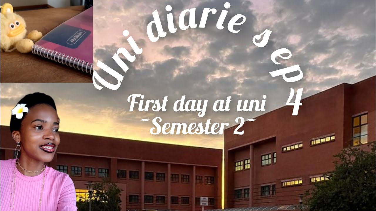 UNI DAIRIES ep4 🌸🫧|SPEND THE FIRST DAY OF UNI WITH ME|UNIVERSITY OF BOTSWANA STUDENT 🇧🇼