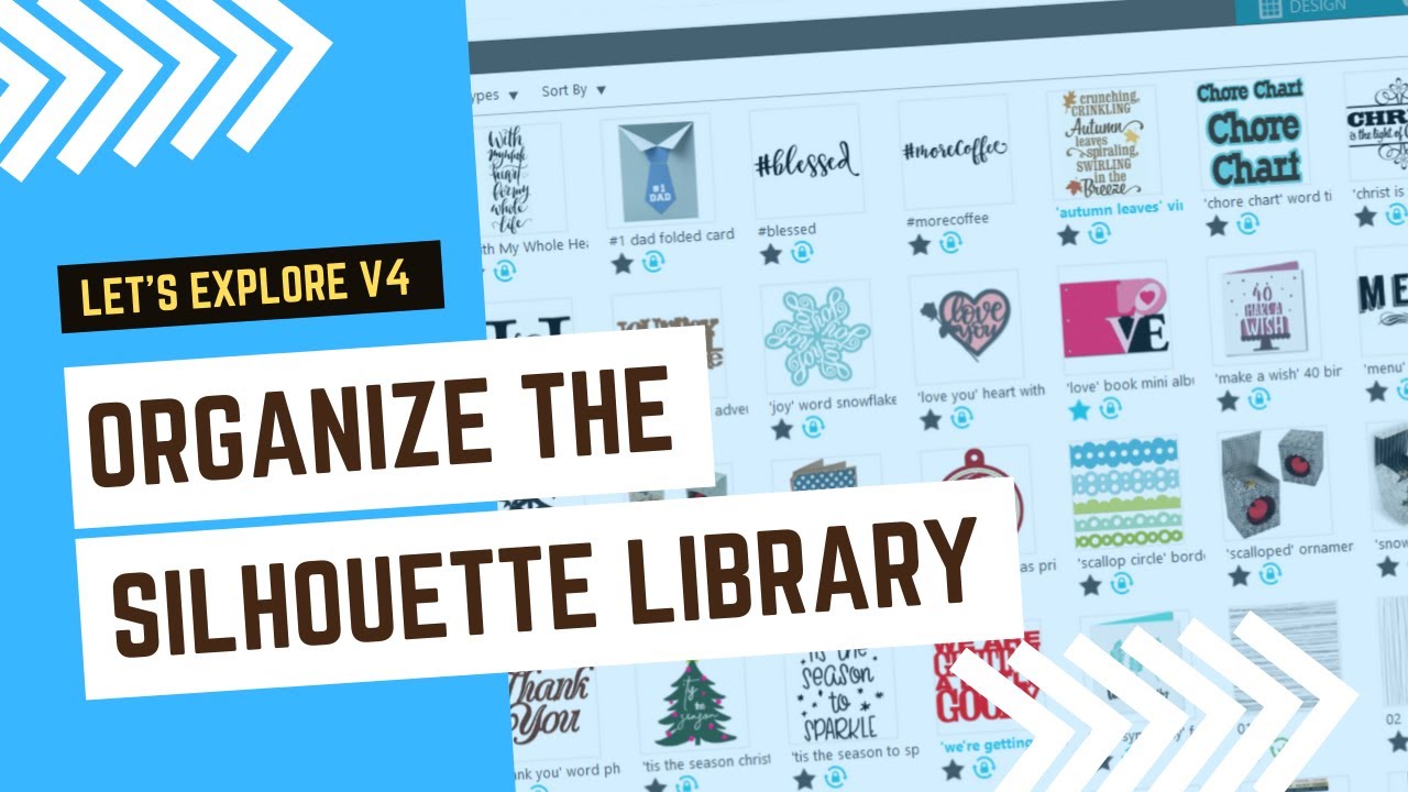 Давайте исследуем v4 — Серия «Организация» — Библиотека Silhouette