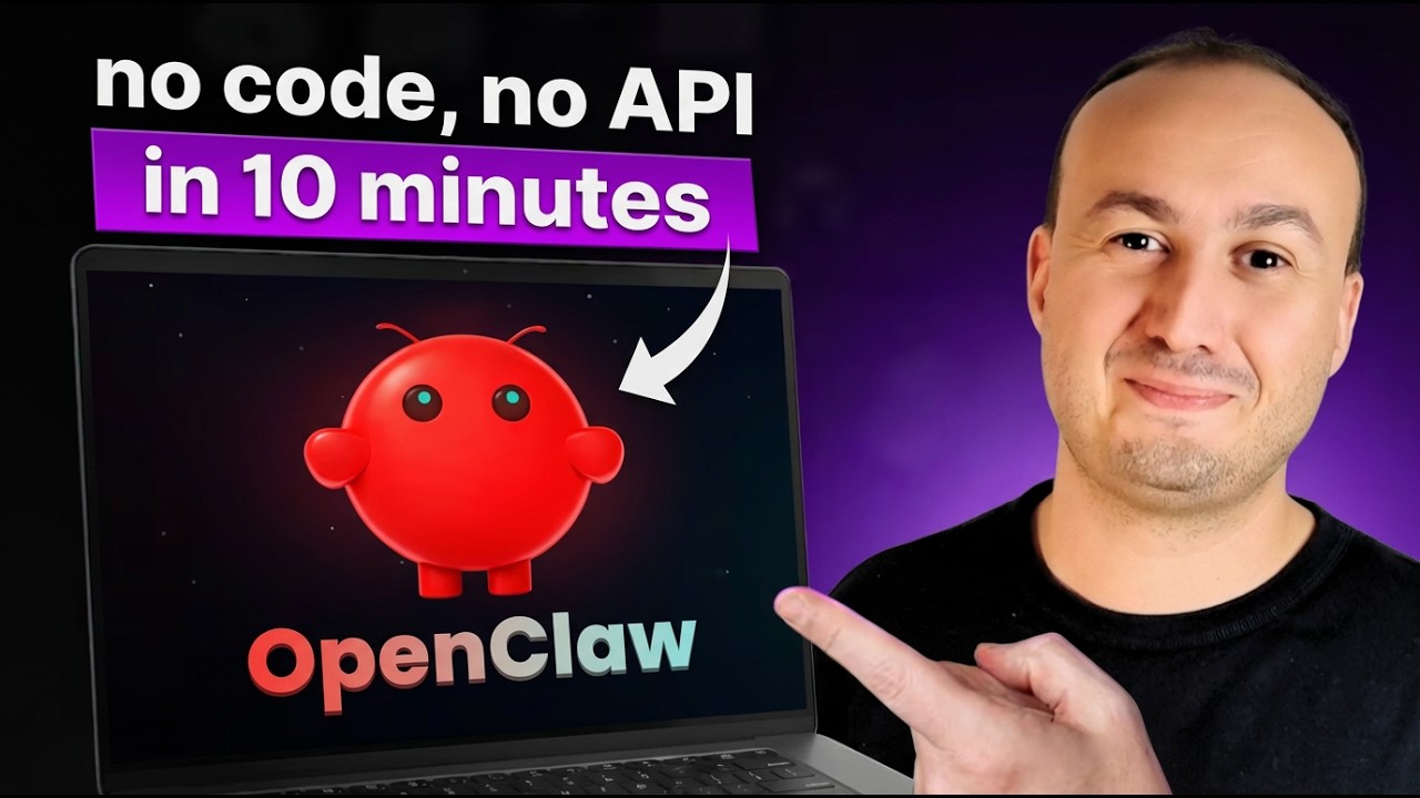 Install OpenClaw with No Code and No API in 10 Minutes 😳