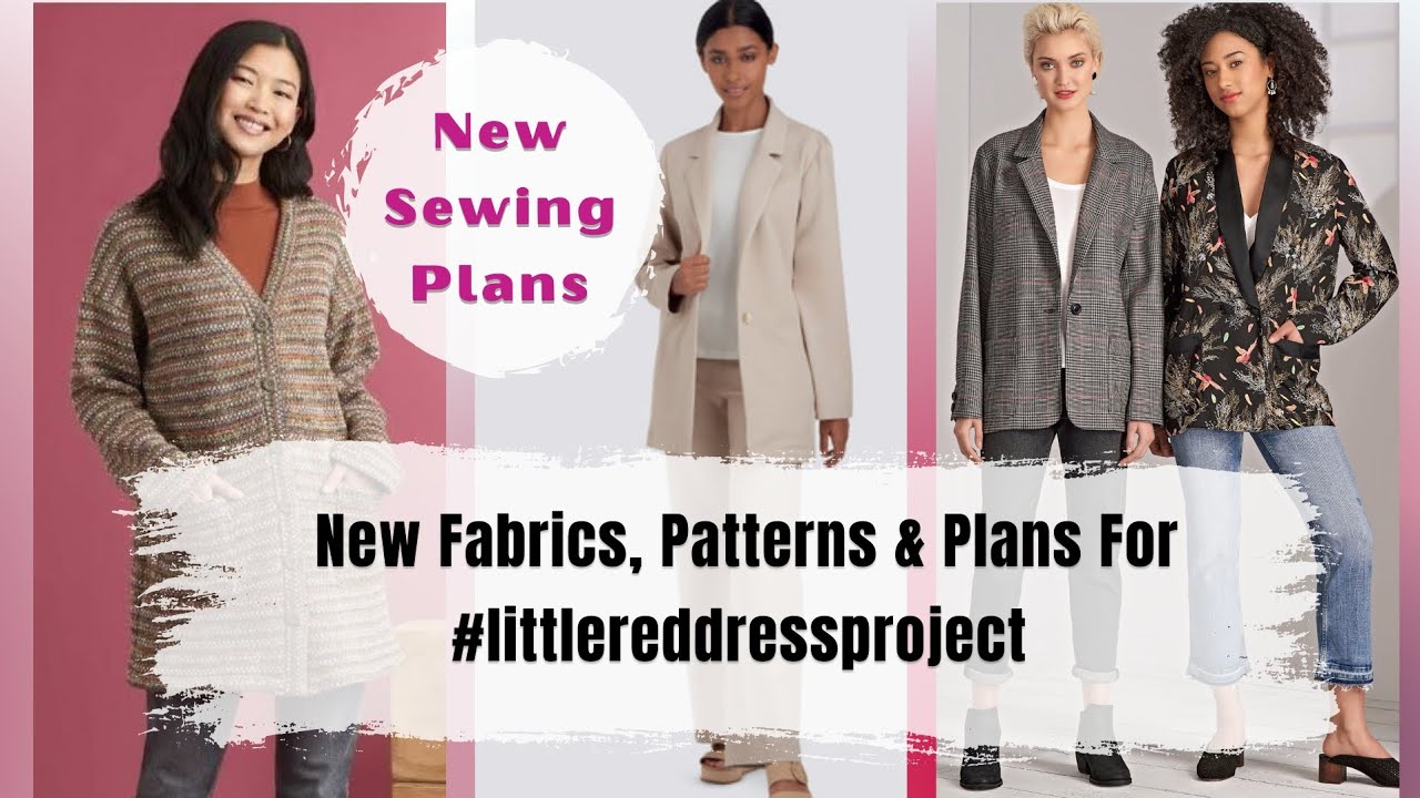 New Sewing Patterns, Fabrics, and Plans for #thelittlereddressproject