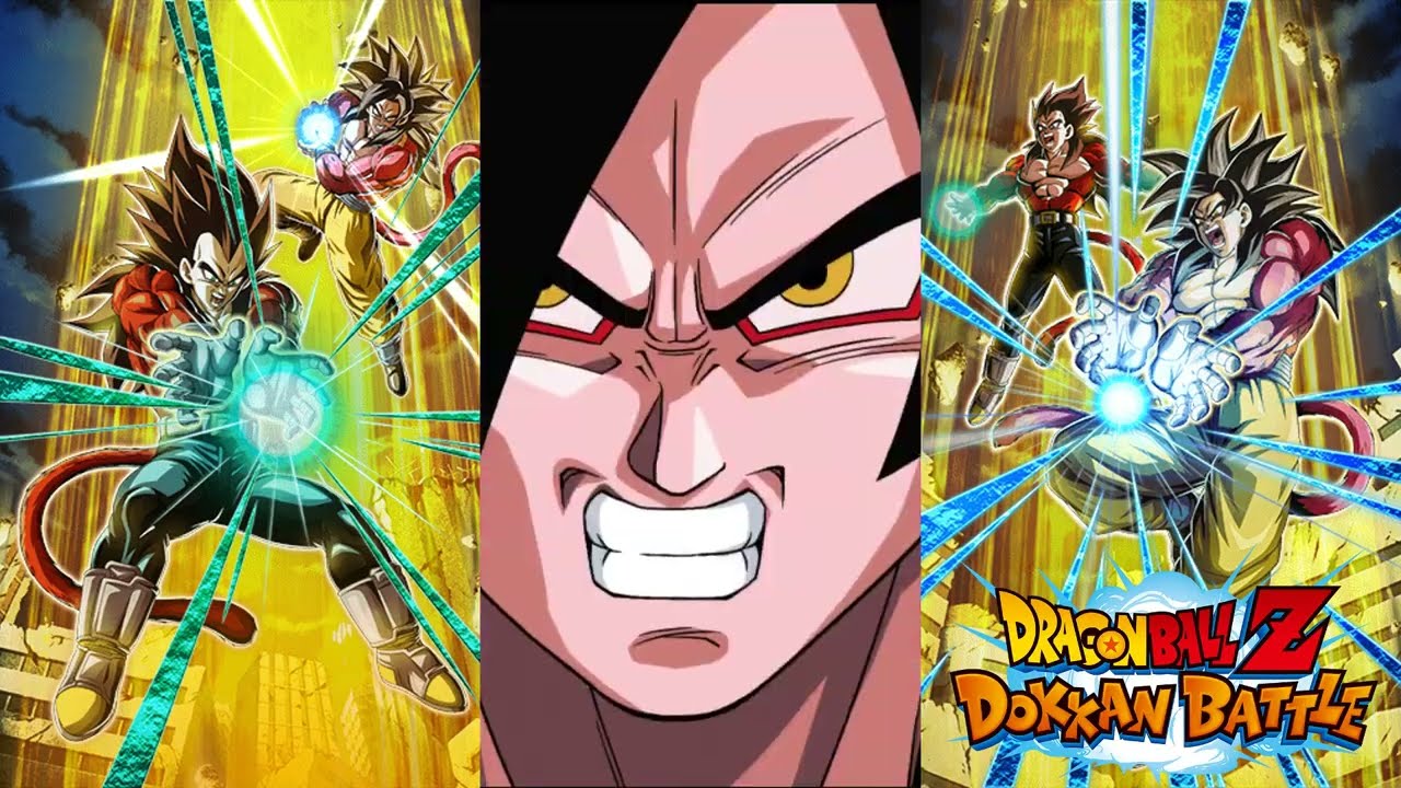LR INT SSJ4 Vegeta + SSJ4 Goku VS Festival of Battles Gogeta and Vegito - Dragonball Z Dokkan Battle