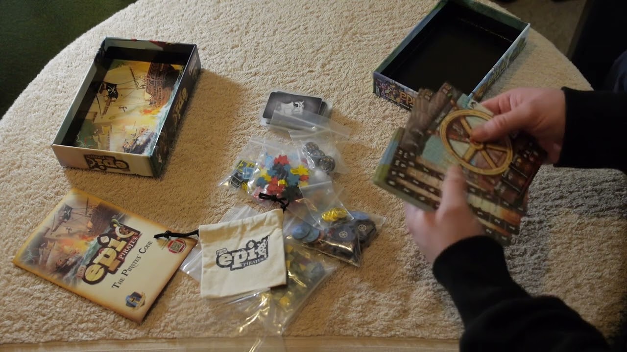 Tiny Epic Pirates Unboxing - Adler PRD