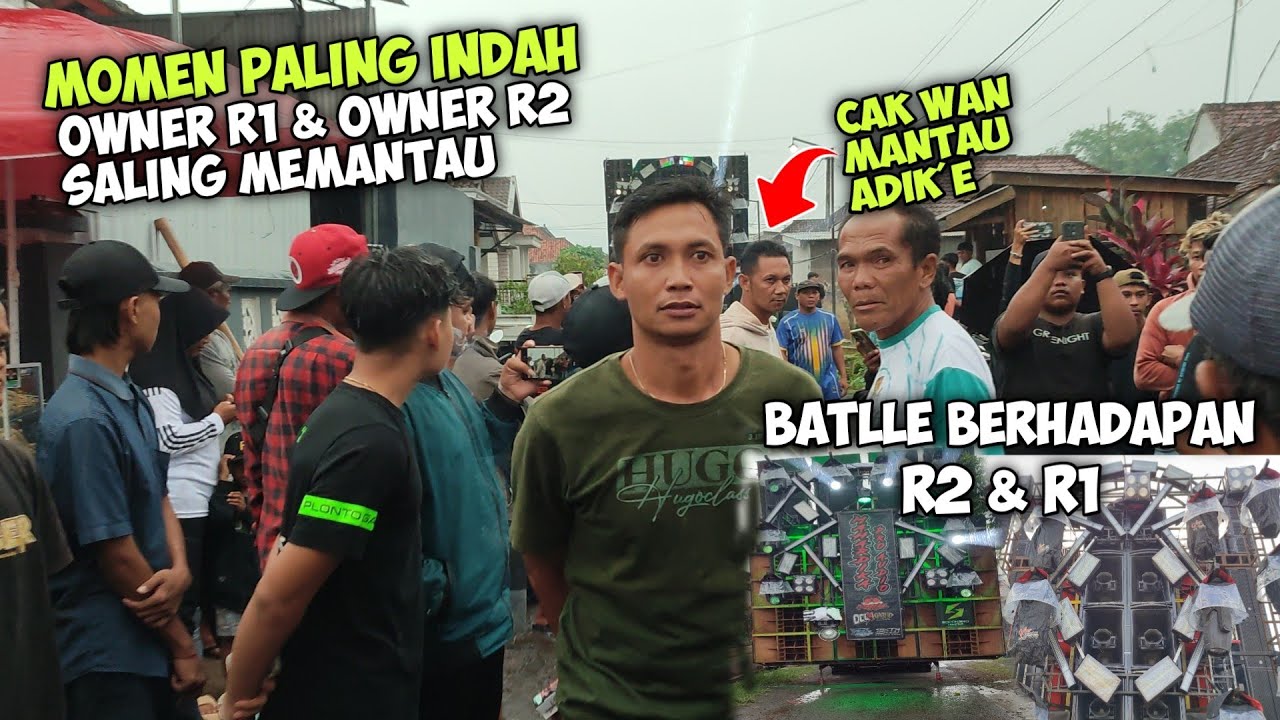 BATLLE BERHADAPAN RISWANDA R1 & R2 ,SANG OWNER SAMA **MEMANTAU 😱