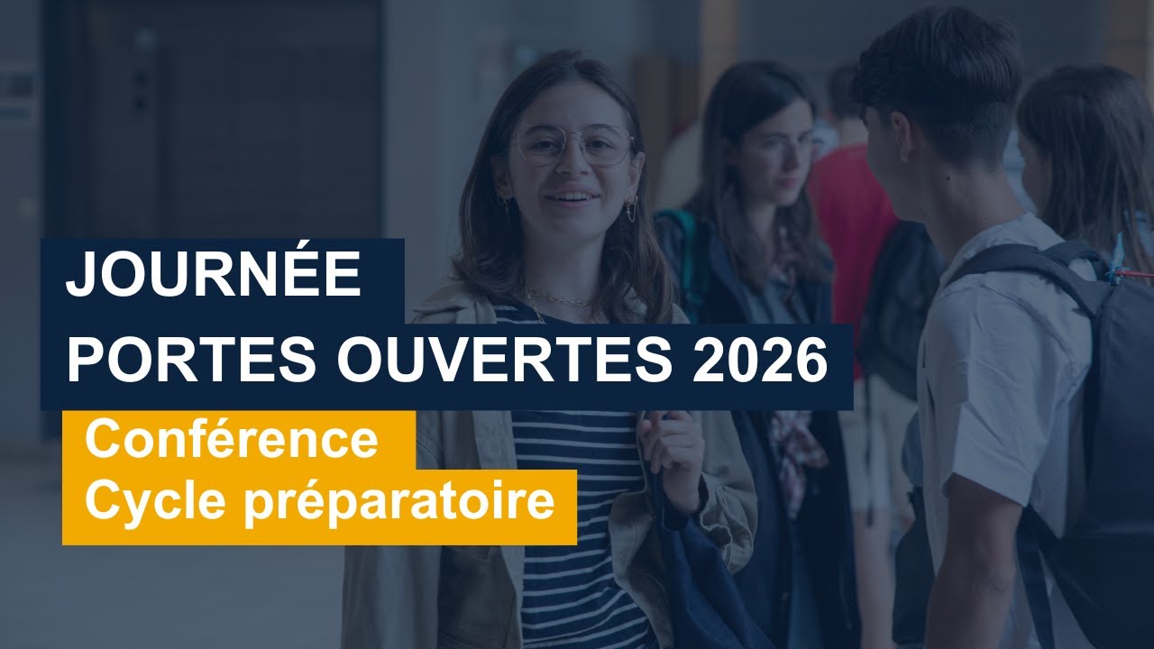 9h30 - 10h30 : Conférence Cycle Préparatoire (Parcoursup et informations concernant les options)