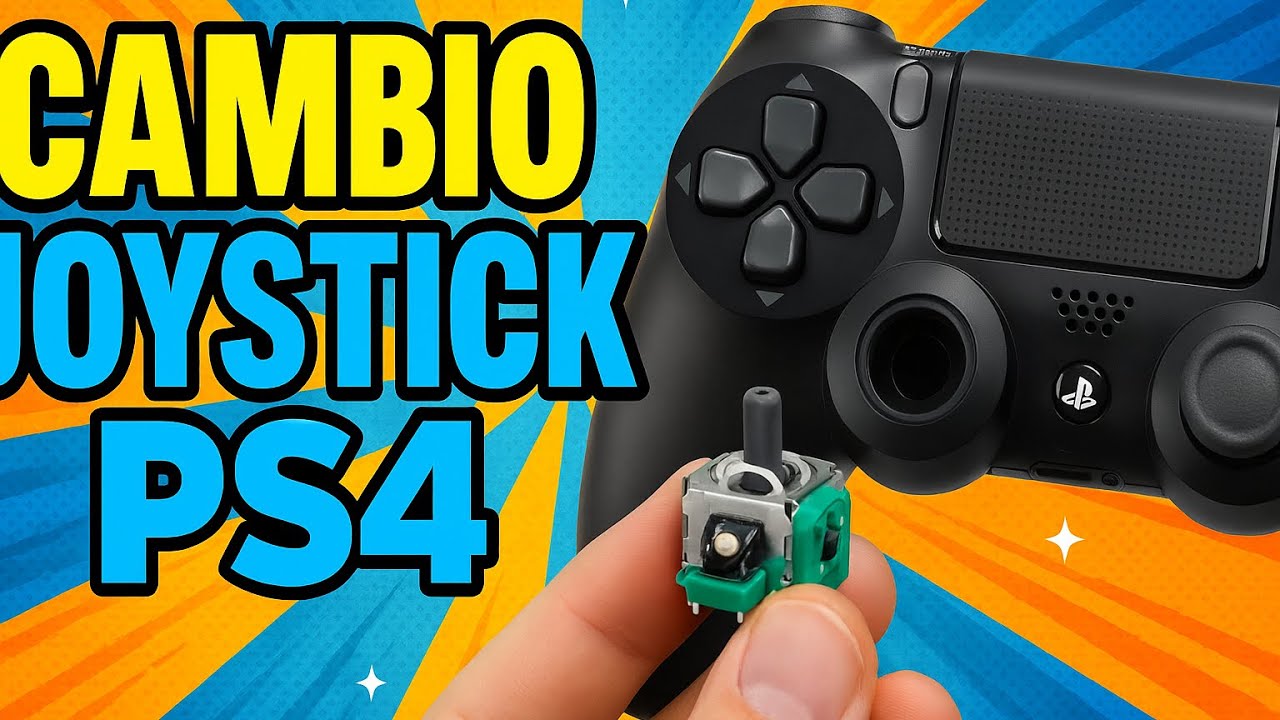 🎮 TUTORIAL COMPLETO CAMBIO DE JOYSTICK PS4 PASO A PASO