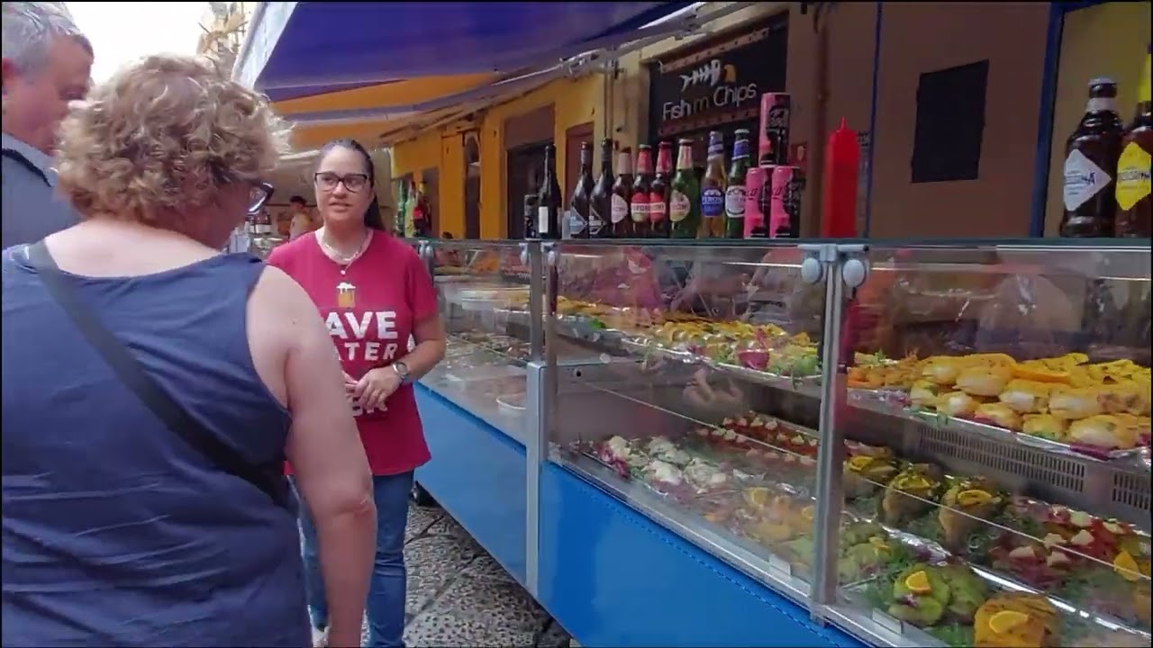 Capo market-  (Mercato del Capo), #Palermo, #Sicily, #Italy, 2023, #typical Sicilian food