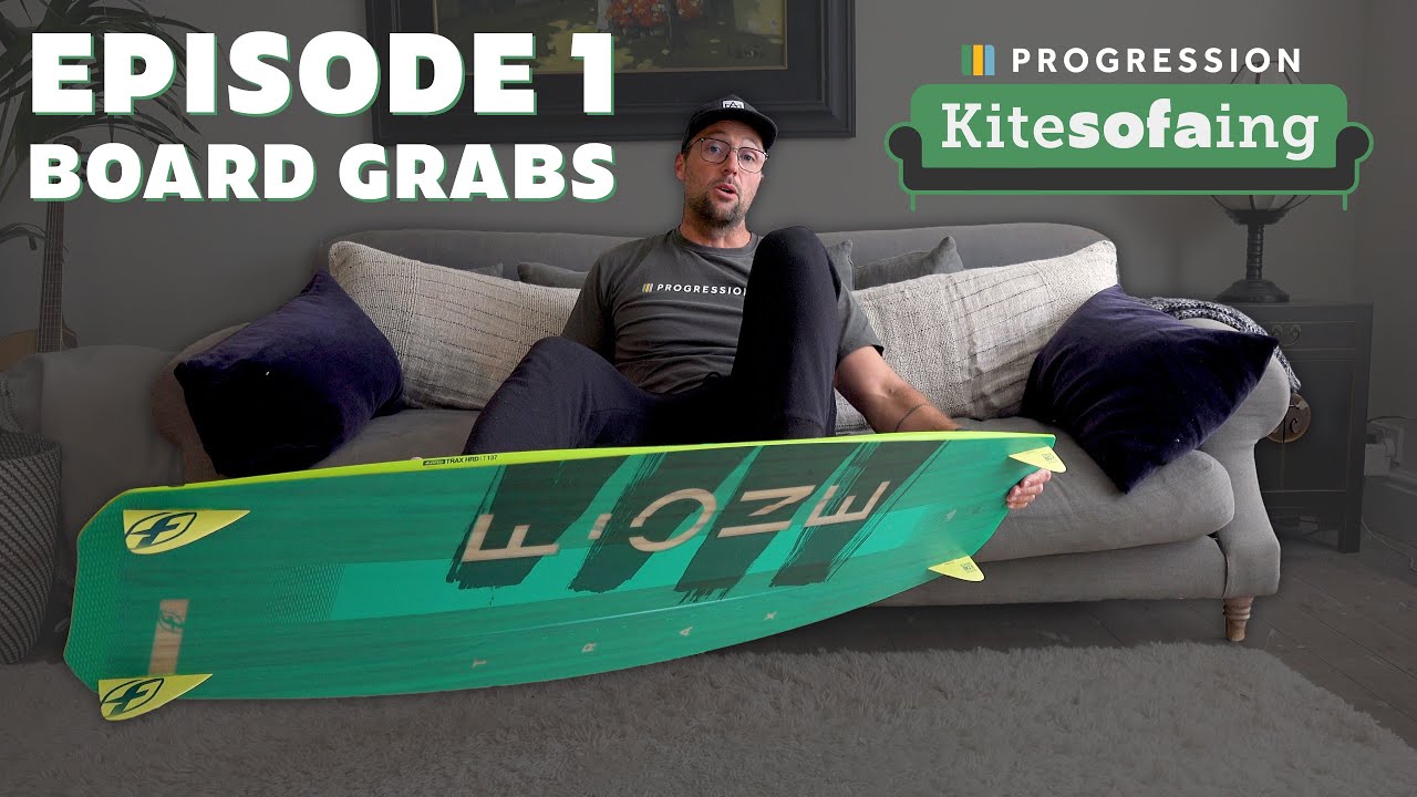 KiteSOFAing Episode 1: Board Grabs