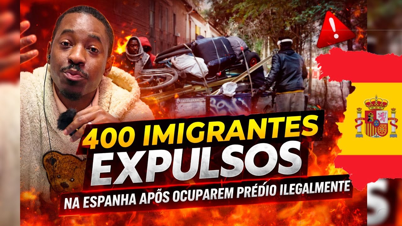 400 imigrantes expulsos na Espanha após ocuparem prédio ilegalmente