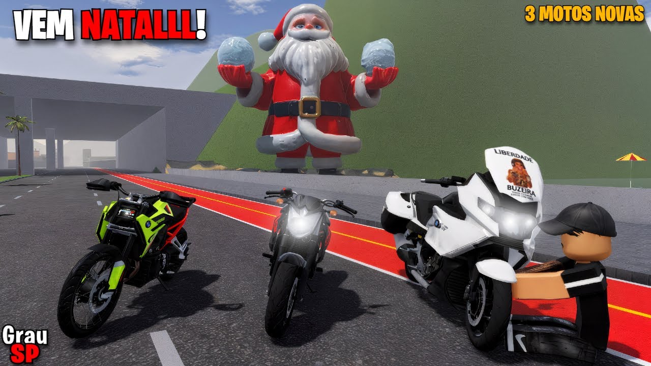 ESSAS SÃO AS 3 MOTOS NOVAS PARA O NATAL NO GRAU SP! - Roblox RP
