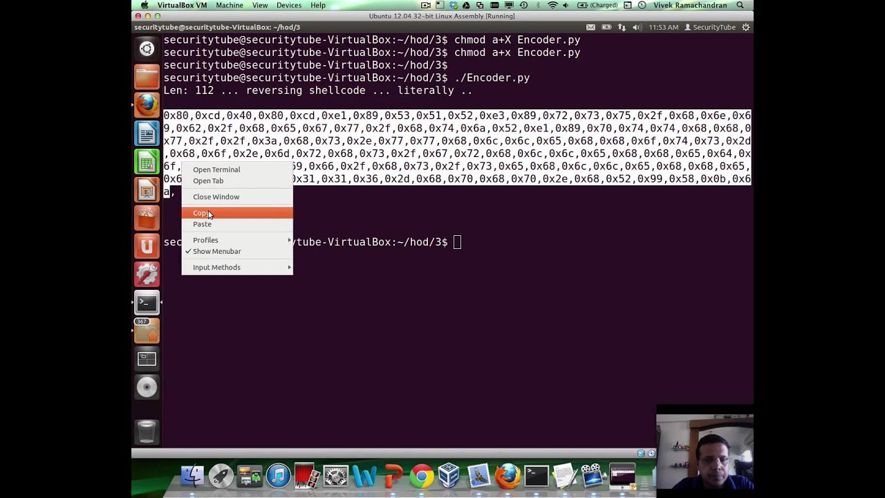 [SecurityTube.net] Hack of the Day Part 3: Writing Shellcode Encoder / Decoder
