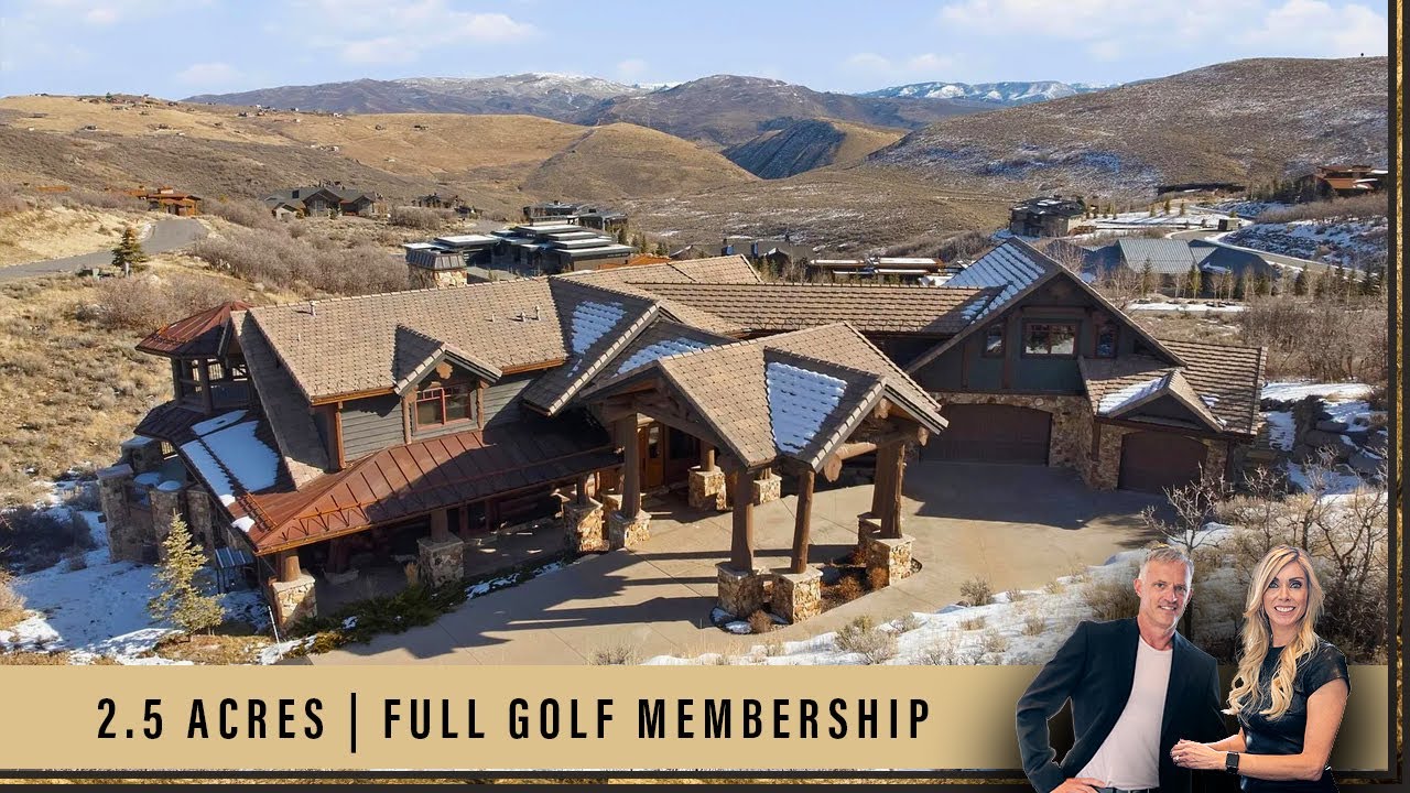 Legacy Promontory Estate With Full Golf Membership Available | Park City Luxury Real Estate