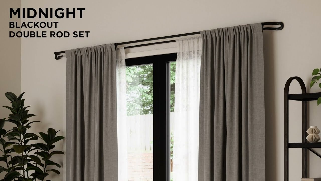 Midnight Blackout Double Rod Set