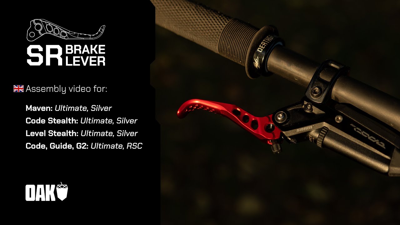 Assembly video OAK SR Brake Lever Blade fits SRAM | For models: Ultimate, Silver, RSC