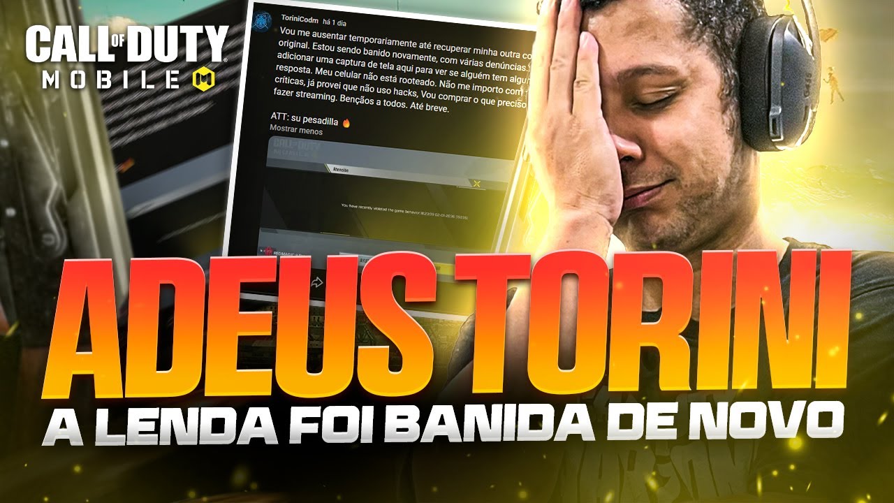 STREAMER COM HACK BANIDO DE NOVO NO COD MOBILE🔥🔥🔥 CALL OF DUTY MOBILE