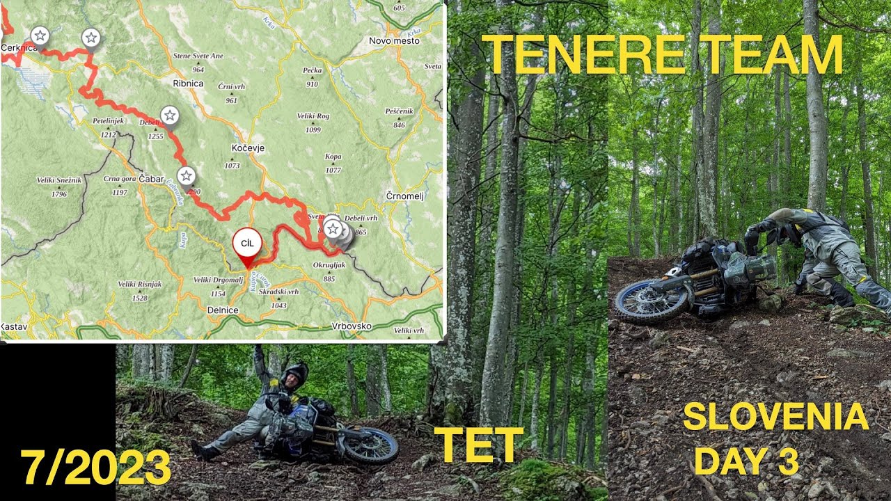 Slovenia TET, Day 3, Yamaha Tenere 700 World raid