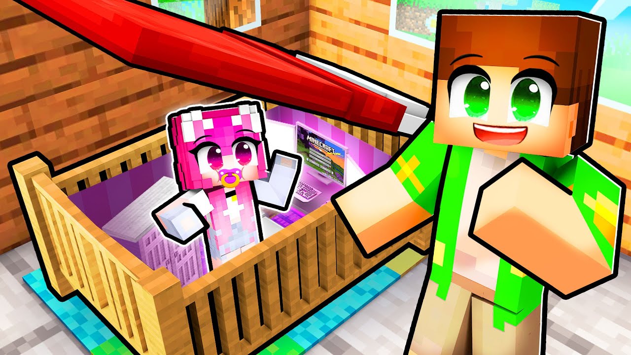 Am CONSTRUIT o Camera *SECRETA* in GRADINITA pe Minecraft!