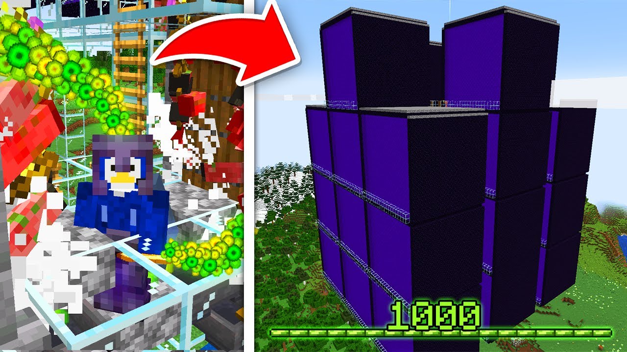 Я построил самую большую ферму опыта в Minecraft Hardcore