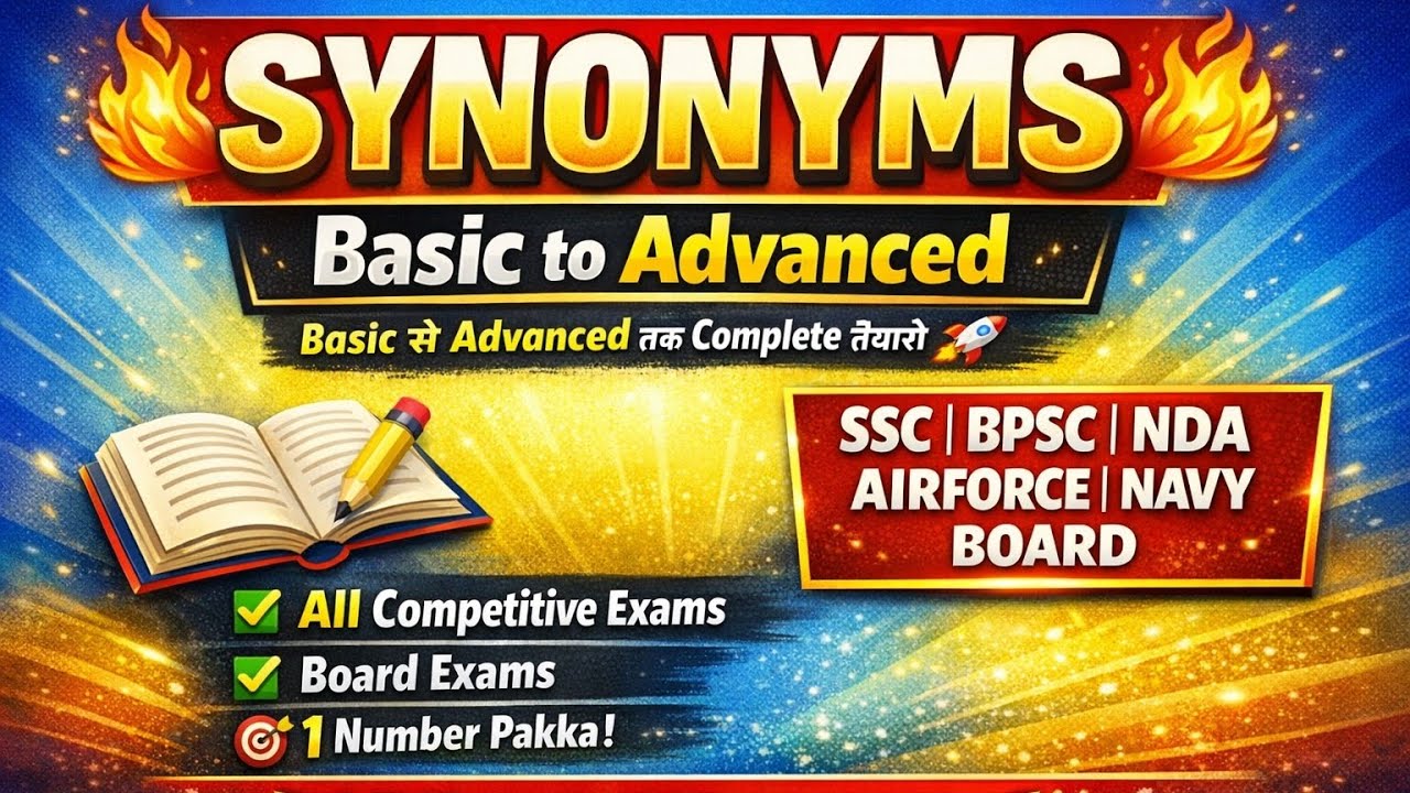 #synonymsantonyms (Basic to advanced level vocabulary) all competitive exams 
