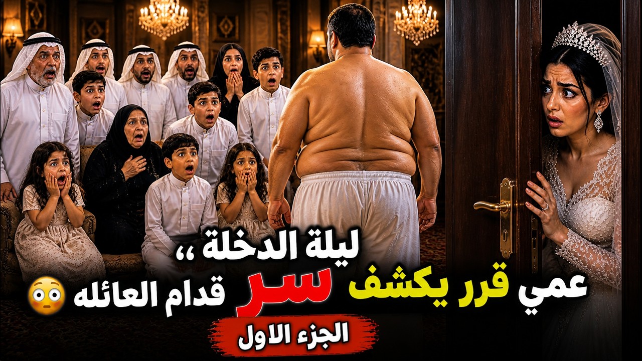 ليلة الدخلة ،، عمي قرر يكشف سر قدام العائلة 😳